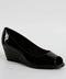 ⚜️Peep Toe Anabela Beira Rio🟣